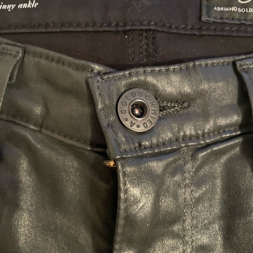 AG the legging ankle skinny leather jeans - Picture 9 of 14